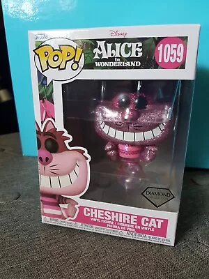 Buy Funko Pop! Disney Alice In Wonderland 1059 Cheshire Cat Diamond Special + Prot • 22.99£