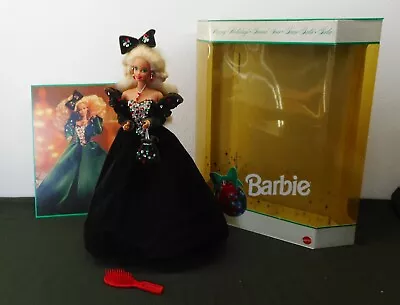Buy Mattel Vtg 90s Special Edition 1991 Barbie Happy Holidays Doll In Original Packaging • 56.01£
