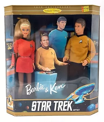 Buy 1996 Star Trek 30 Years Barbie & Ken Gift Set Of 2 Dolls / Mattel 15006, NrfB • 71.97£
