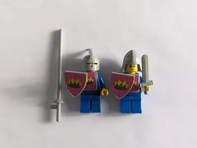 Buy Vintage Lego Knight Minifigures (including RARE JOUSTING KNIGHT) From 1978 Set • 8£