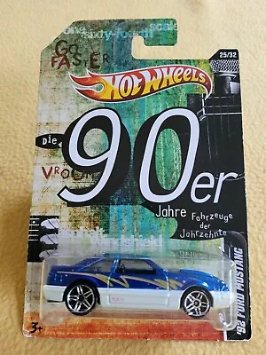 Buy Hotwheels 90er 92 Ford Mustang #25/32 1:64 Scale Diecast Car • 6.99£