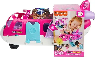Buy Fisher-Price Little People Barbie Toy Airplane For Toddlers • 43.99£