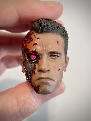 Buy 1/6 Hot Toys DX13 Terminator 2 Judgment Day T-800 Figure Headsculpt LED Eyeball • 77£