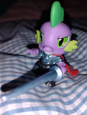 Buy My Little Pony Guardians Of Harmony Spike The Dragon Knight Sword Figure NEW • 3.99£