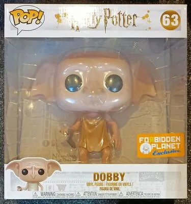 Buy Funko POP #63 Dobby 10 Inch - Harry Potter Damaged Box Supersized Rare & Vaulted • 52.49£