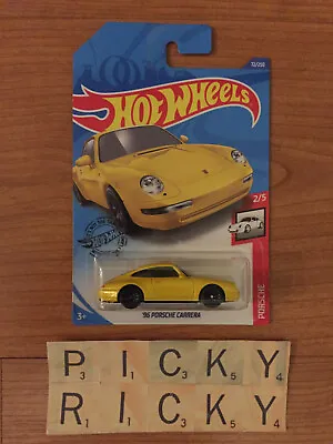 Buy Hot Wheels '96 Porsche Carrera 72/250 - Hot Wheels Porsche 2/5 - Mattel/2018 • 3.89£