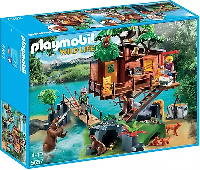 Buy Playmobil 5557 Wildlife Adventure Tree House With 150+ Pieces Interactive Toy • 79.99£