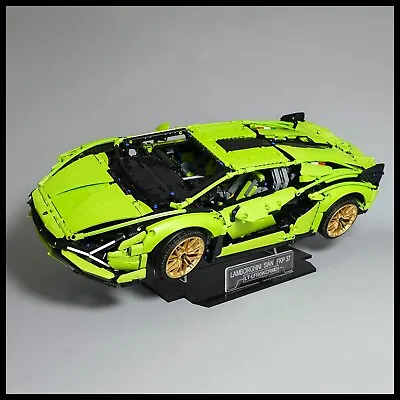 Buy Lamborghini Sián FKP 37 Acrylic Display Stand For Lego Technic Model 42115 • 32.99£