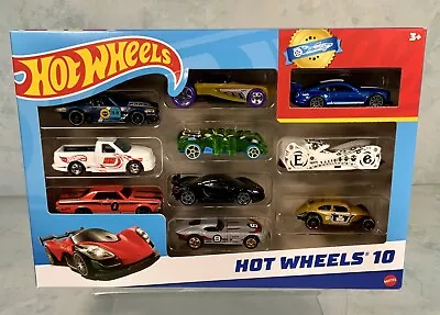 Buy Hot Wheels 10-Car Gift Pack Of 1:64 Scale Vehicles​ (As Pictured) #D New Sealed • 14.95£