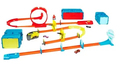 Buy Hot Wheels Track Builder Triple Track Builder Bundle Hpg20 • 65.99£