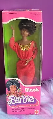 Buy Vintage 1979 Mattel Barbie Black NRFB • 214.05£