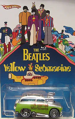 Buy Hot Wheels CUSTOM SURF 'N TURF The Beatles Yellow Submarine Real Riders 1/25 • 50.83£