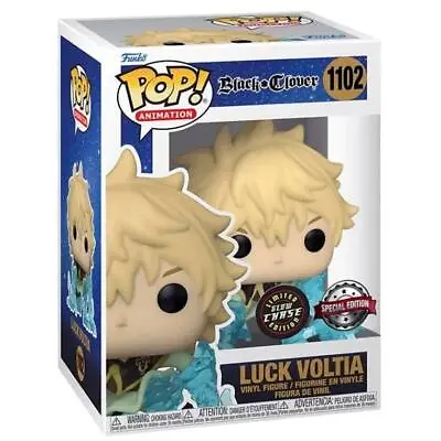 Buy Funko CHASE Pop! Animation: Black Clover - Luck Voltia Exclusive Figure #1102 • 57.95£