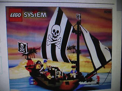 Buy Pirate Vintage Lego Set 6268. No Box /    Instructions And Full Kit .boat Ship • 120£