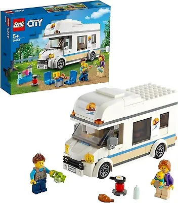 Buy LEGO 60283 City Great Vehicles Holiday Camper Van For Kids Aged 5 Plus, 190 Pcs • 19.97£