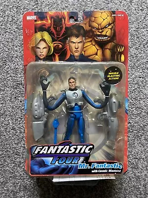 Buy Marvel Fantastic Four Mr Fantastic With Cosmic Blasted Toybiz Action Figure • 15£