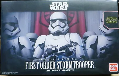 Buy Bandai First Order Stormtrooper Star Wars 1/12 Scale Plastic Model Kit • 38£