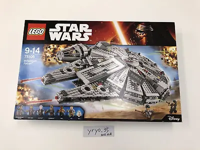 Buy LEGO Star Wars Millennium Falcon 75105 Set Han Solo Chewbacca BB8 Sealed • 223.78£
