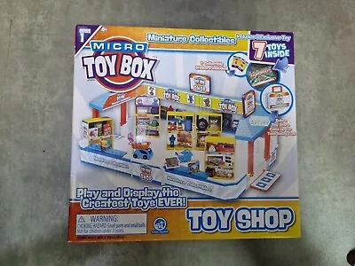 Buy Micro Toy Box Toy Shop Playset Collect Show Play Stickers Accessories 7 Toys • 26.75£