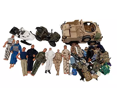Buy Mixed Action Figure Bundle With Vehicles & Accessories Action Man HM Armed Force • 10.50£
