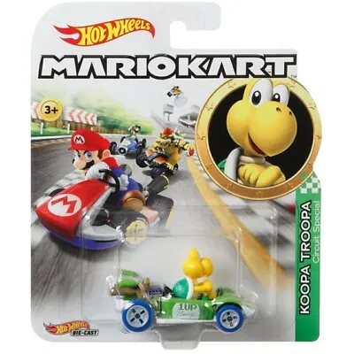 Buy Hot Wheels Mario Kart Character Cars Koopa Troopa Circuit Special Ggv85 • 9.93£