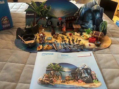 Buy Playmobil 6625 Advent Calendar Pirate Treasure Island Figures Set Bundle • 30£