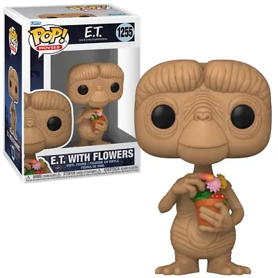 Buy Funko POP! E.T. The Extra-Terrestrial With Flowers #1255 Vinyl Figure New • 13.59£