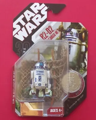 Buy Star Wars R2-d2 R2d2 With Cargo Net & Coin Rotj Figure New Sealed Moc • 24.75£