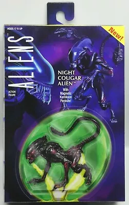 Buy NECA - ALIENS - NIGHT COUGAR ALIEN (KENNER TRIBUTE) 7 Inch Scale Action Figure • 32£