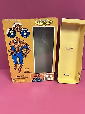 Buy MEGO 12” Spider Man Vintage World Greatest Super Heroes 1977 Marvel Box Only • 145£