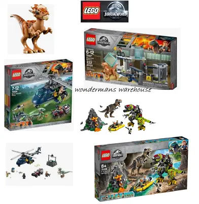 Buy Lego Jurassic World Sets - Stygimoloch Breakout/Blues Helicopter Pursuit - New • 299.99£