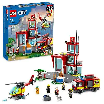 Buy LEGO 60320 CITY Fire Station - Brand New Sealed • 49.99£