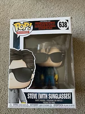 Buy Steve With Sunglasses #638 Funko Pop! Stranger Things Netflix • 15£