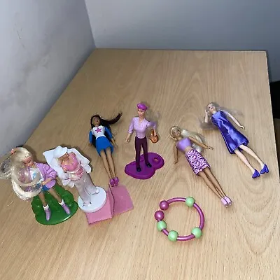 Buy Collection Of 6 McDonald's Barbie Dolls - 1990s Happy Meal Toys • 6.99£