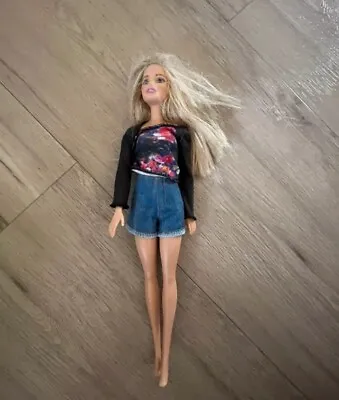 Buy Barbie Flower T-shirt And Short Jeans • 11.31£