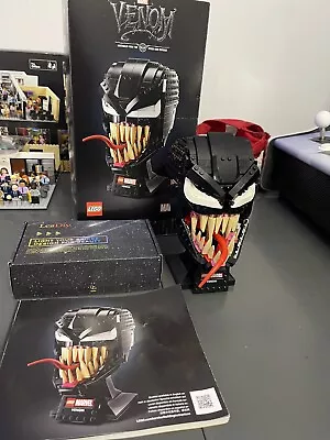 Buy LEGO 76187 Marvel Super Heroes Venom Helmet Head Mask Set Plus Light Kit • 49.99£