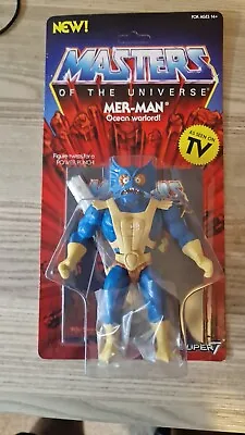Buy Bnib Masters Of The Universe Motu Super7 Series Mer-man Action Figure He-man • 40£