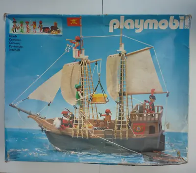 Buy Playmobil Brigantine 3550 Vintage Pirate Ship Boxed - Rare Collectors Item 1978 • 199.99£