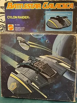 Buy Vintage Mattel Battlestar Galactica Cylon Raider Boxed With Figure • 249.99£