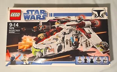 Buy LEGO Star Wars: Republic Attack Gunship 7676 With Box And Manual, 99% Read Desc* • 100£