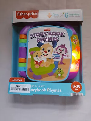 Buy Fisher-Price Storybook Rhymes Learning Toy With Lights And Music For Babies #3 • 5.99£