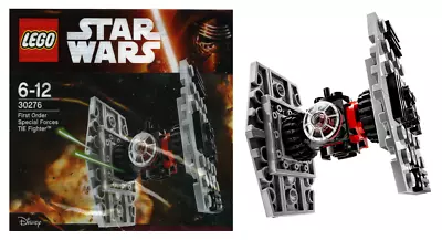 Buy New Sealed Lego Star Wars First Order Special Forces TIE Fighter Kit 30276 • 5.59£