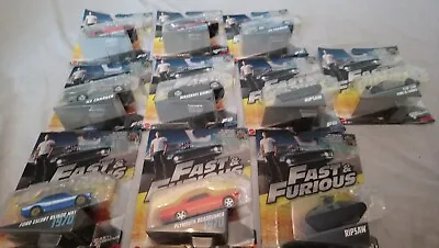 Buy Mattel Fast & And Furious Diecast Model Cars Joblot Bundle X10 • 40£