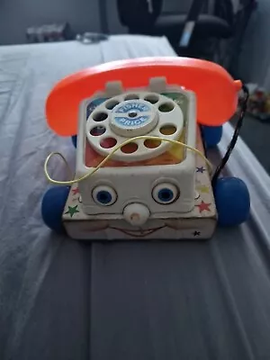 Buy Vintage Fisher Price Chatter Telephone 1961 Toy Phone Working Original 747 • 14.99£