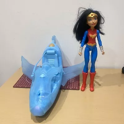 Buy DC Super Hero Girls Wonder Woman With Invisible Plane Mattel 2016 • 22£