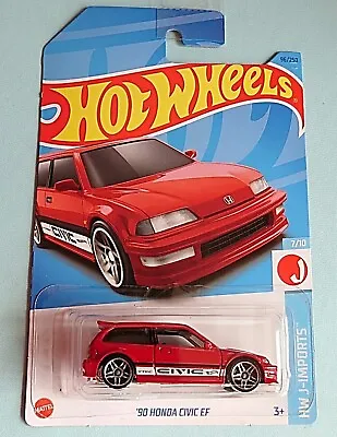 Buy Hot Wheels '90 Honda Civic EF. HW J Imports. New Collectable Toy Model Car. • 4.50£