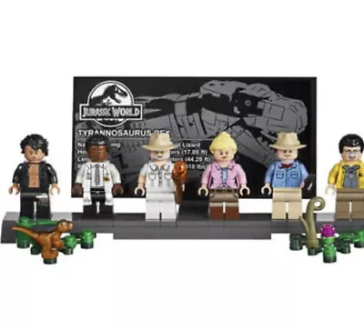 Buy LEGO 75936 T-rex Rampage Jurassic Park Mini Figures, Stand And Plaque Only  New • 95£