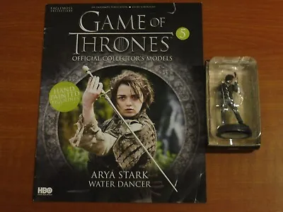 Buy ARYA STARK 'Water Dancer' Part 5 Eaglemoss Game Of Thrones Figurine Collection • 14.99£