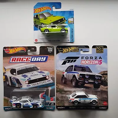 Buy Hot Wheels '78 Ford Ford Escort RS1800 Forza + Capri Gr.5 + Ford Escort RS2000 • 29.95£
