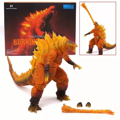 Buy NECA Toy 2021 Movie King Of Monsters SHM Burning Godzilla Action Figure Model • 41.41£